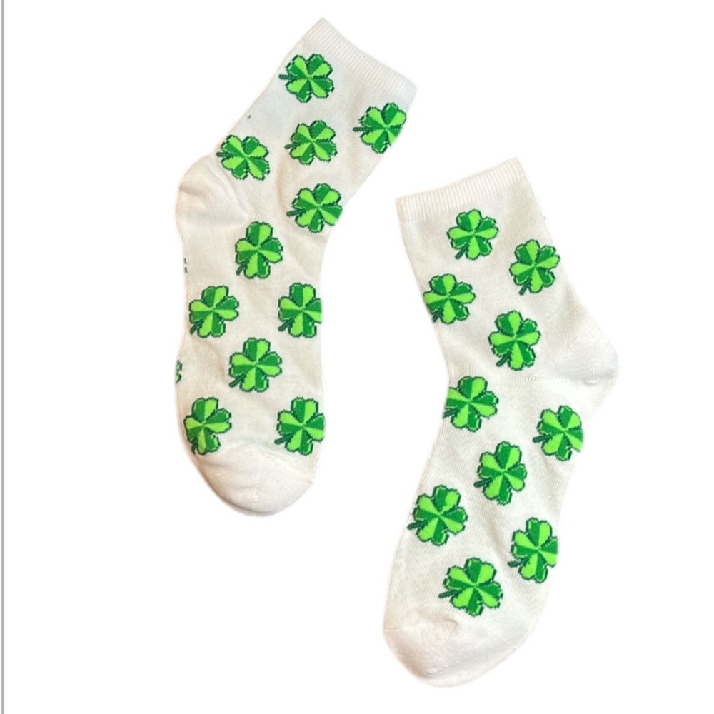 St. Patrick’s •Leafy Socks• Womens 5-10 - Picture 6 of 10